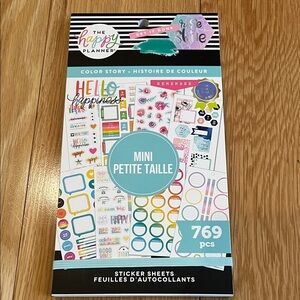 The Happy Planner Color Story Mini Sticker Pack